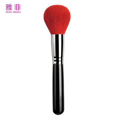 comprar A03 Pelo de cabra roja maquillaje en polvo suelto cepillado de marca privada mango de madera de abedul Fabricación en línea