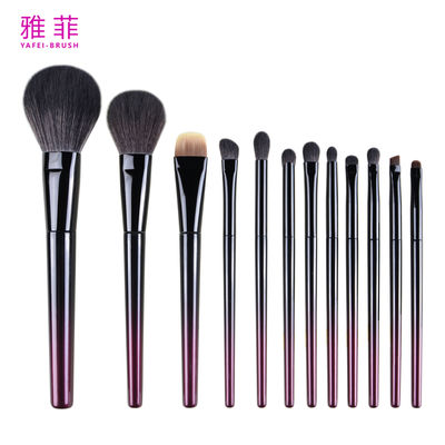 comprar 294A10812 Personalizar el logotipo 12 pinceles Brush set de maquillaje profesional de primera calidad Fabricación en línea