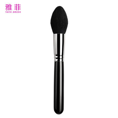 A07 Cepillos de maquillaje facial en forma de llama única fabricados con pelo de animal FSC