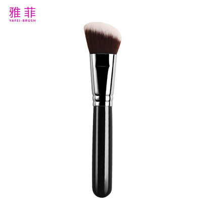 A12 herramientas de belleza de marca privada maquillaje de fibra sintética única cepillos para contorno facial