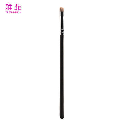A76 Exquisito ángulo oblicuo Cepillo de cejas Cabello de tejón de hurón Portátil maquillaje de palo largo Cepillo de belleza