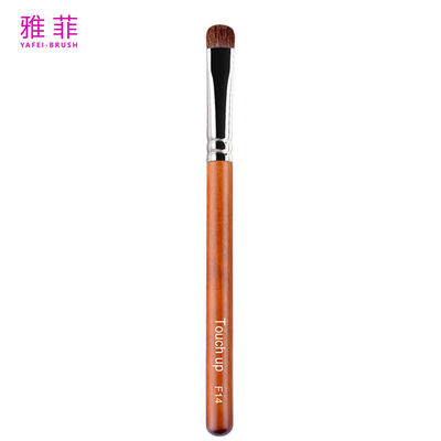 F14 Mejor cepillo de sombra de ojos único cabello de poni personalizar logotipo 100% comprobado