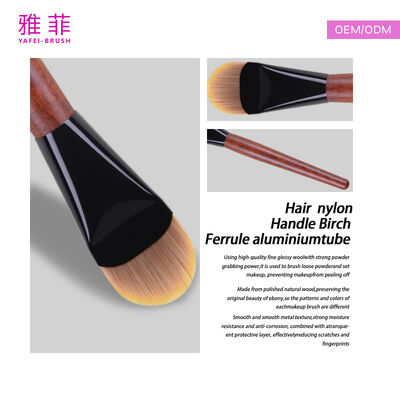 Brush de sombreado de cabello de nylon blanco y marrón clásico, servicios OEM/ODM Disponible-Código del producto: Y3
